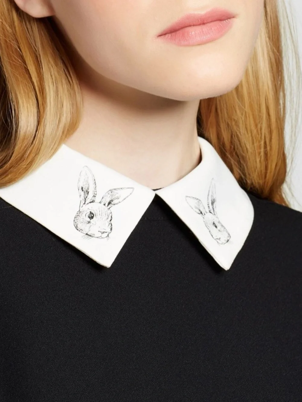 Victoria Beckham — “Clever Bunny” Dress — Medium — Black/White - Picture 2 of 9